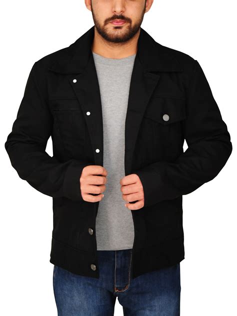mens casual black cotton jacket men jackets mauvetree