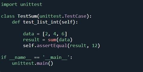 unit testing  python  unittest