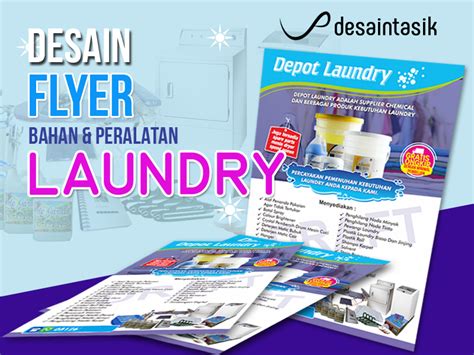 cara membuat brosur promosi laundry laundry seneng