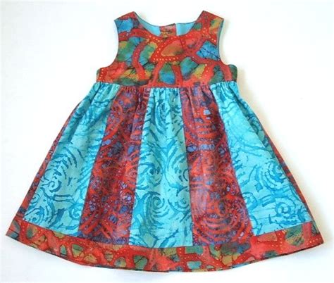 girls patchwork batik dress african dresses  kids baby girl