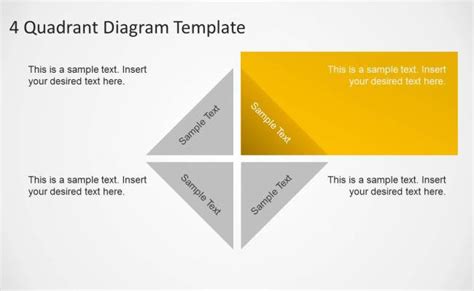 quadrant diagram template  powerpoint  keynote  quadrant