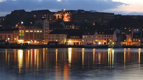 flensburg abendstimmung  hafen foto bild jahreszeiten natur