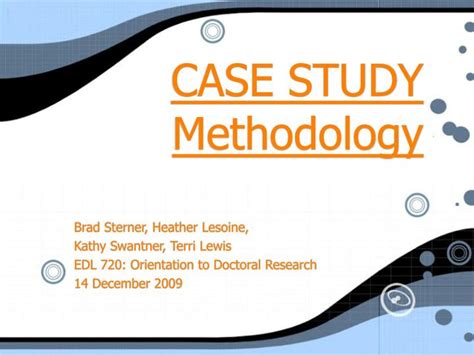 case study methodology powerpoint