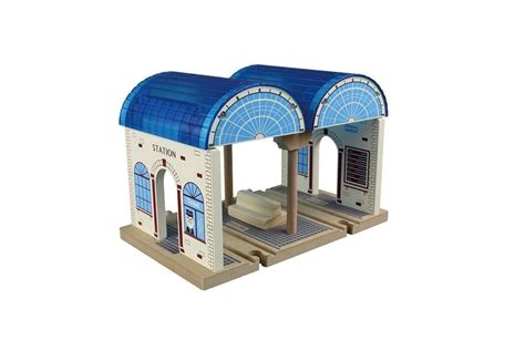 amazoncom wooden toys railroad central station toys games wooden train wooden train