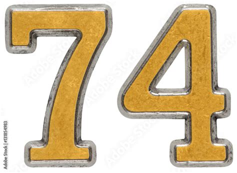 metal numeral  seventy  isolated  white background stock photo  royalty