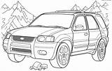 Coloring Pages Truck Ford Printable Pickup Getdrawings Lowrider sketch template