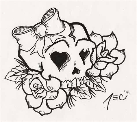 pin  maandusa  ink ideas girly skull tattoos skull tattoo design