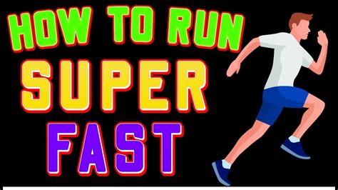 run super fast sprinting tips  tricks  beginners youtube
