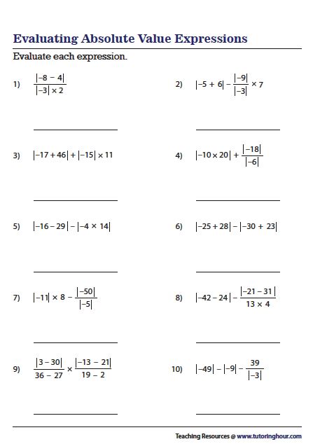 absolute  worksheets addition worksheets pictures