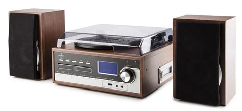 retro audio  style auna deerwood stereo system