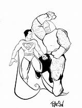 Superman Darkseid Clipart Coloring Pages Super Man Cliparts Clip Template Use Batman Clipartbest Artist sketch template