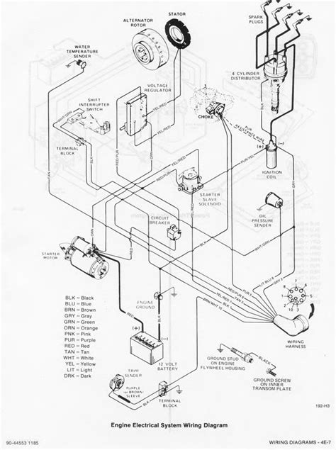 mercruiser  engine wiring diagram wiring diagram