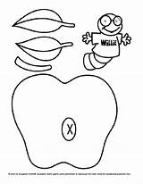 Apple Clipart Worm Educationworld Icebreaker sketch template