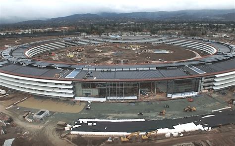 apples campus  starts     construction site   prepares  grand opening