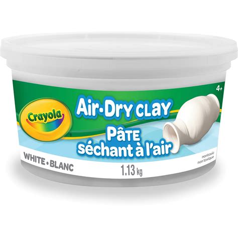 crayola white air dry clay multipurpose multi surface recommended