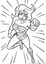 Coloring Wonder Woman Pages Printable Onlycoloringpages Superhero sketch template
