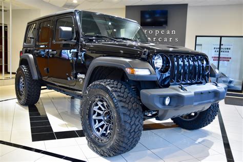 jeep wrangler unlimited emc custom lifted sport   sale sold european motorcars