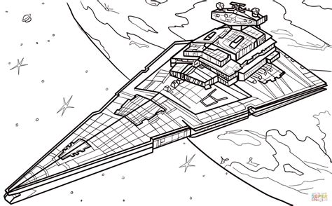 star wars star destroyer coloring page coloring pages