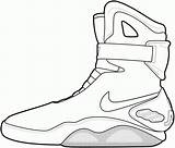 Coloring Sneaker Pages Getdrawings sketch template