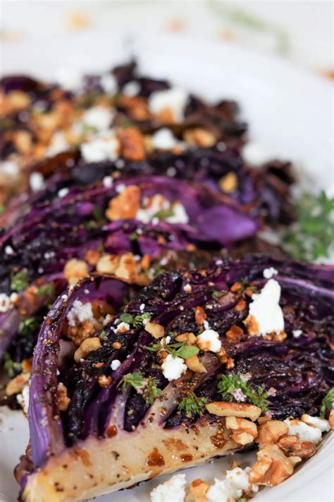 red cabbage recipe roasted red cabbage seeking good eats