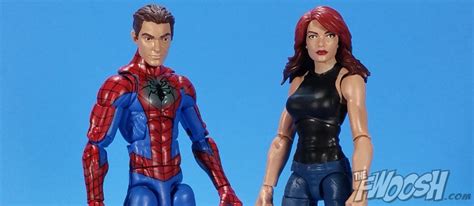 hasbro marvel legends spider man and mary jane 2 pack tru