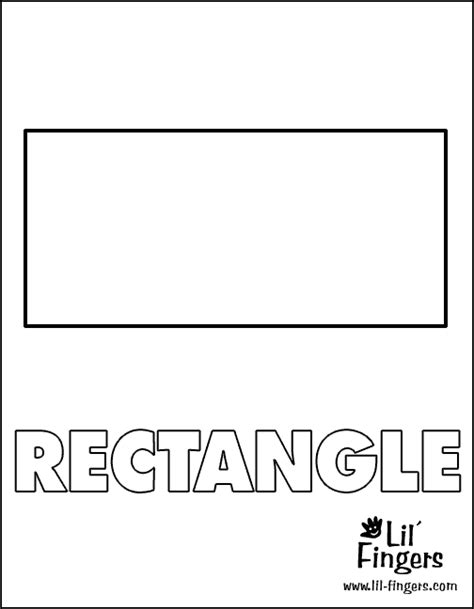 rectangle printable coloring pages