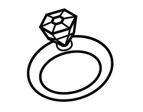 wedding ring coloring page coloringcrewcom