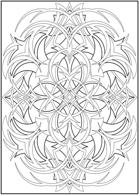 abstract coloring pages coloring pages  adults abstract