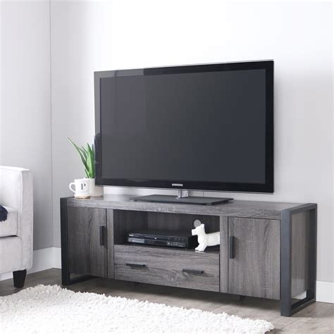 grey tv stand