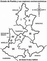 Puebla Regiones Colindantes Estados Socioeconómicas sketch template