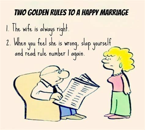 two golden rules to a happy marriage jokes jokes pinterest