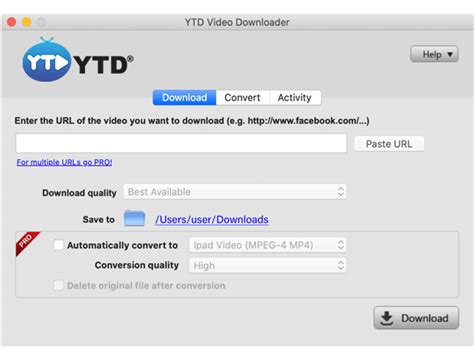youtube downloader  mac  convert  ytd