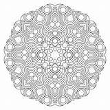 Mandala Ornate sketch template