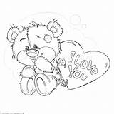 Teddy Coloring Bear Pages Printable Tatty Template Getcoloringpages Collection Stencil Bears Adults Choose Board Books sketch template