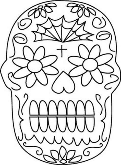 day   dead coloring  craft activities coloring pages