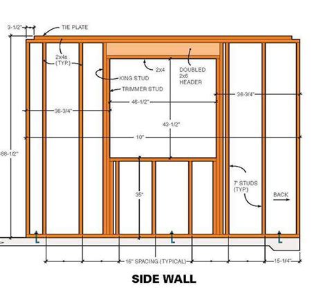 storey shed plans blueprints  large  gable shed