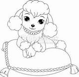 Poodle Coloring Pages Dog Drawing Toy Puppy Poodles Book Cute Printable выбрать доску Kids Getdrawings Dogs Choose Board Sheets sketch template