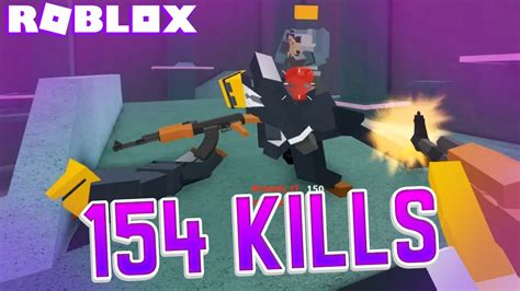 154 Kills In One Game New Roblox Bad Business Gameplay