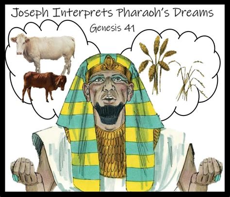 joseph interprets pharaohs dreams review bag bible fun  kids