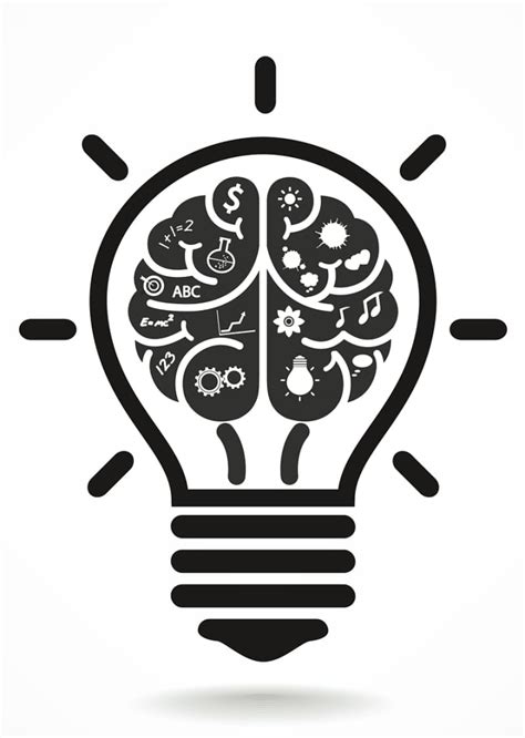 brain light bulb brain incandescent light bulb computer icons idea