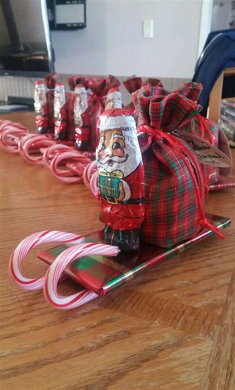 santa candy sleigh christmas candy gifts christmas