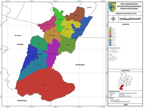 peta administrasi kecamatan karangawen kabupaten demak neededthing