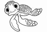 Nemo Seagull Turtle sketch template