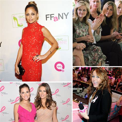 celebrities supporting breast cancer awareness pictures