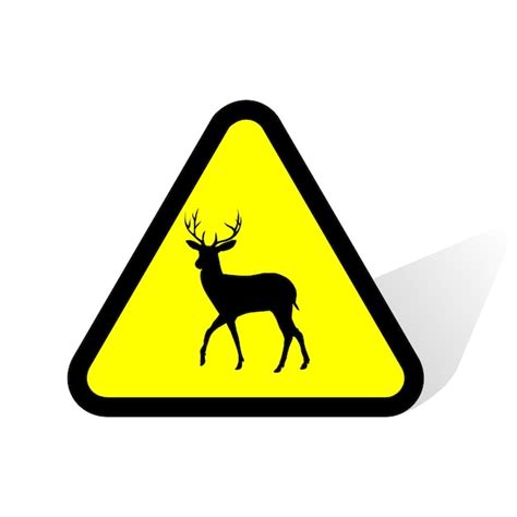 premium vector deer sign