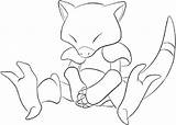 Pokemon Coloring Abra Doghousemusic Pages sketch template