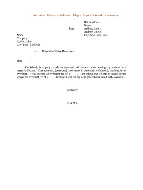 letter  waive penalty charge sample letter requesting waiver