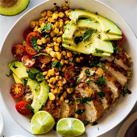 mexican chicken lunch bowls simply delicious recipe chicken lunch