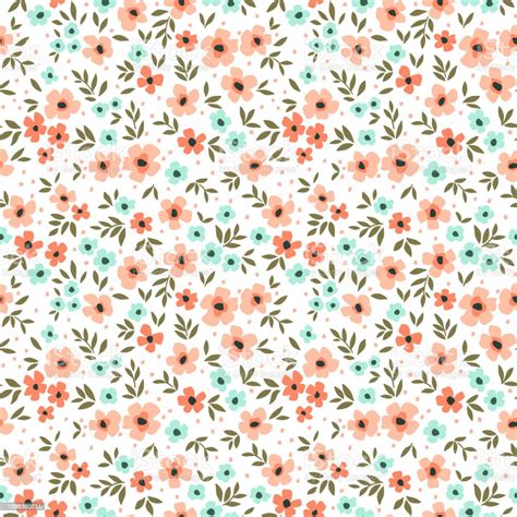 seamless floral pattern stock illustration download image now istock