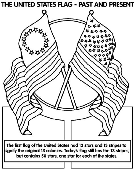 united states  america flag coloring page crayolacom